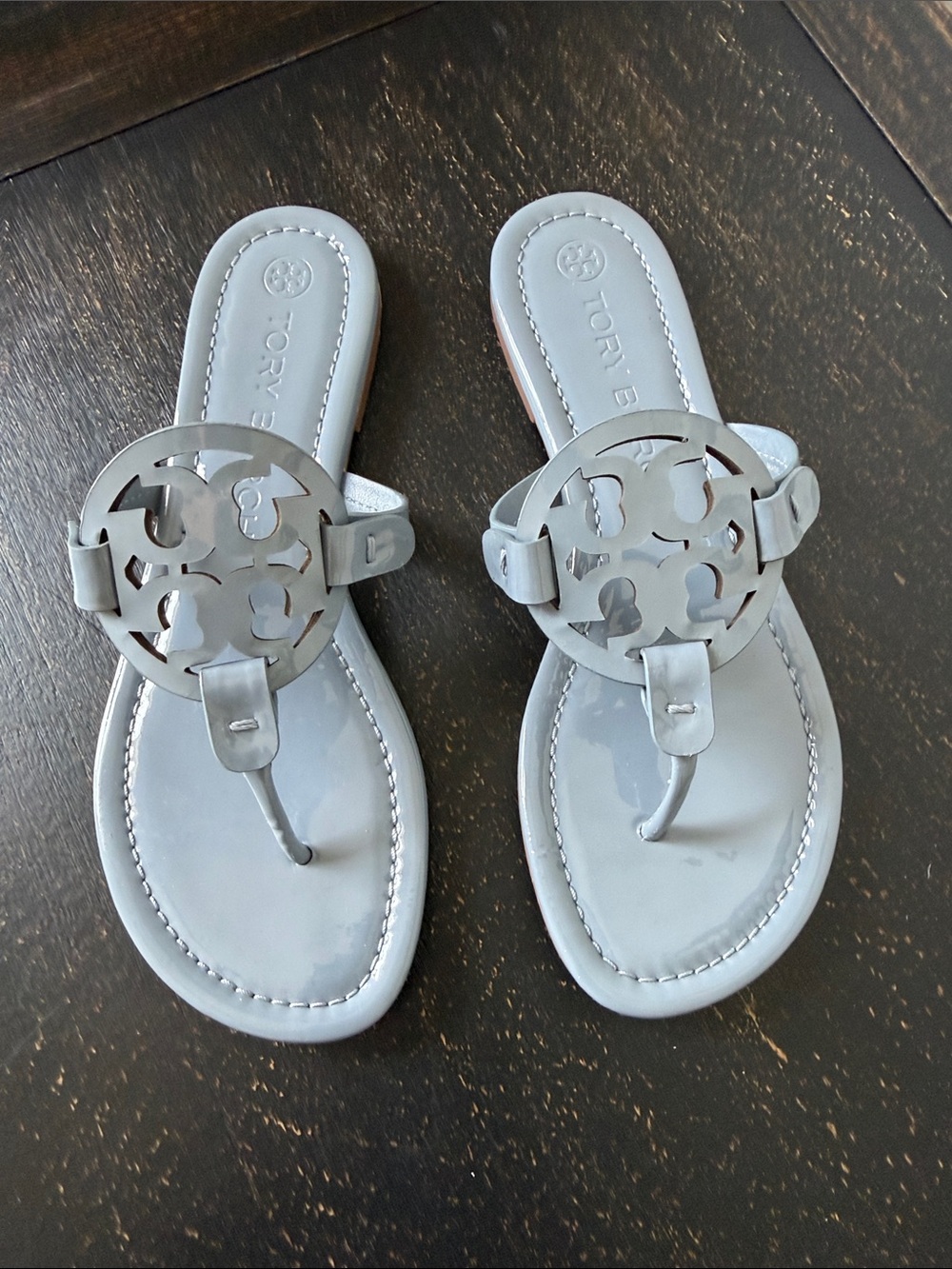 Tory Burch Light Blue Miller Sandals